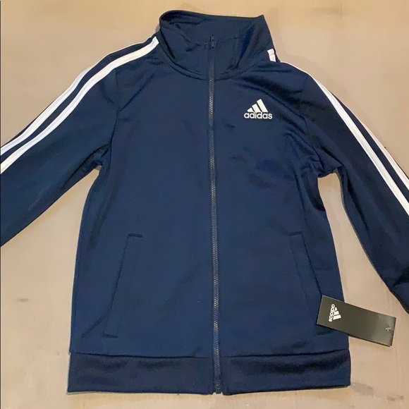 youth adidas zip up jacket